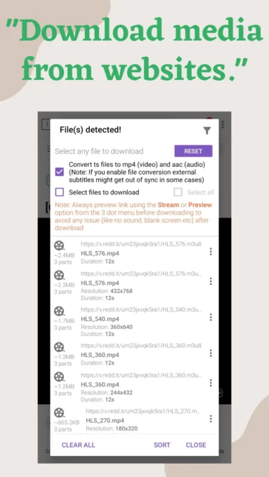 1DM+: Browser & Video Download screenshot 4