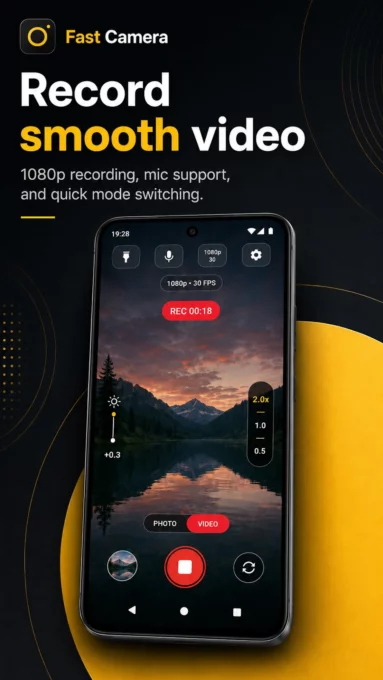 Fast Camera: Photo & Video screenshot 2