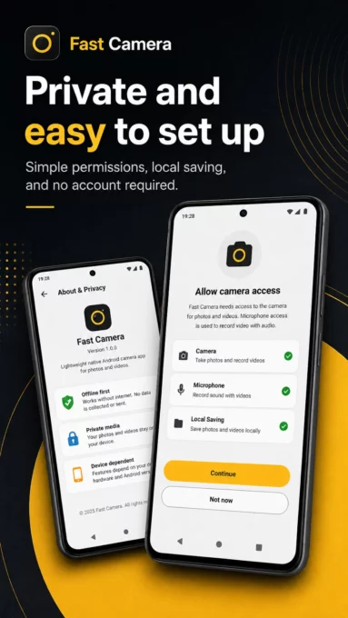 Fast Camera: Photo & Video screenshot 3