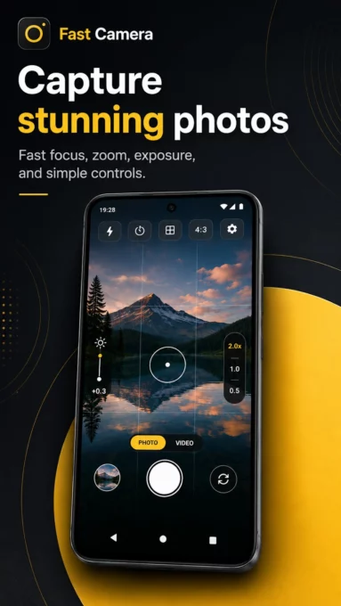 Fast Camera: Photo & Video screenshot 1