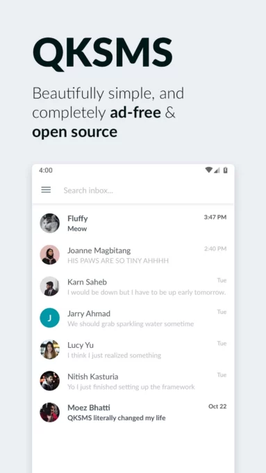 QKSMS screenshot 1