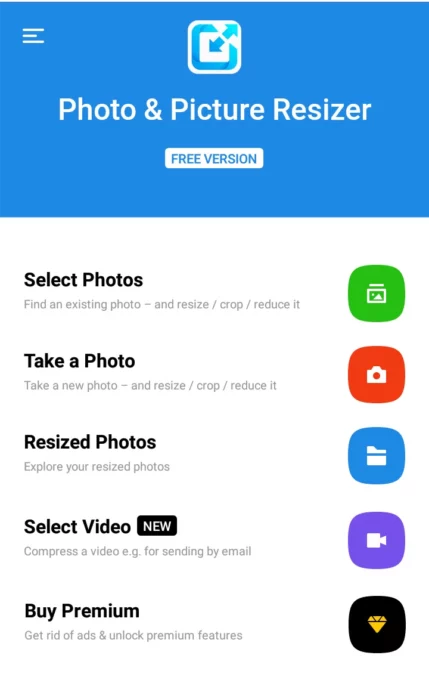 Photo & Picture Resizer screenshot 1