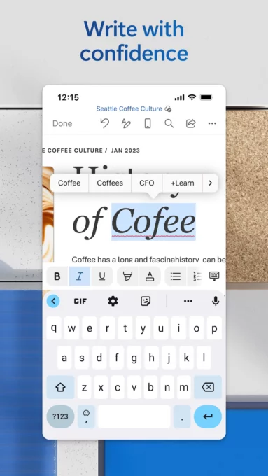 Microsoft Word: Edit Documents screenshot 4