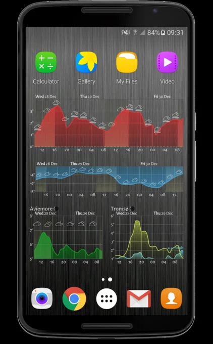 Meteogram Pro Weather Widget screenshot 4