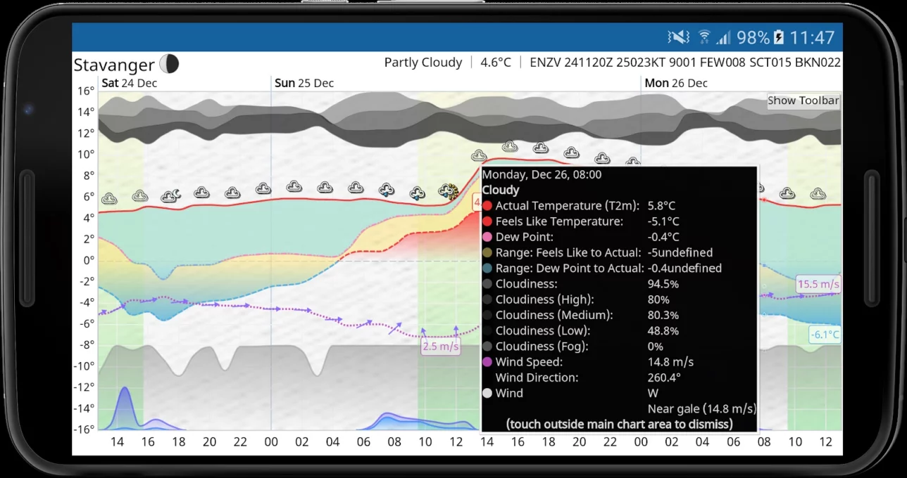 Meteogram Pro Weather Widget screenshot 8