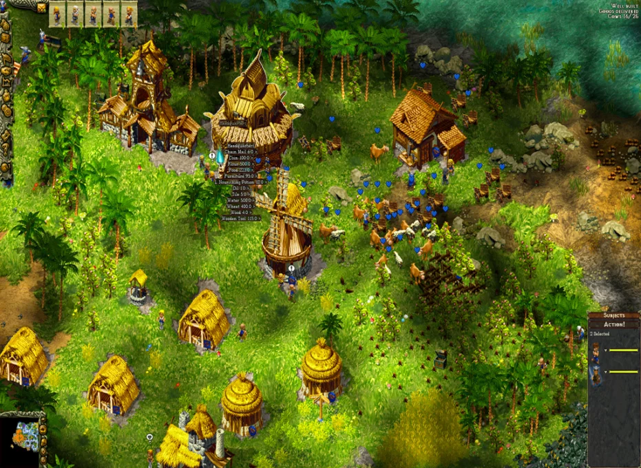 Cultures: 8th Wonder of the... screenshot 1