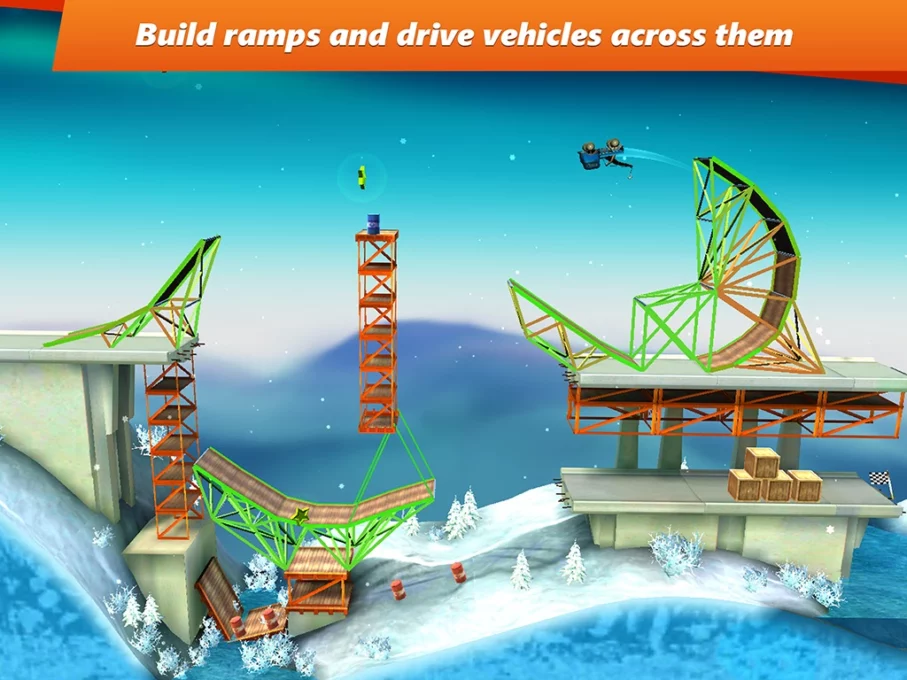 Bridge Constructor Stunts screenshot 7