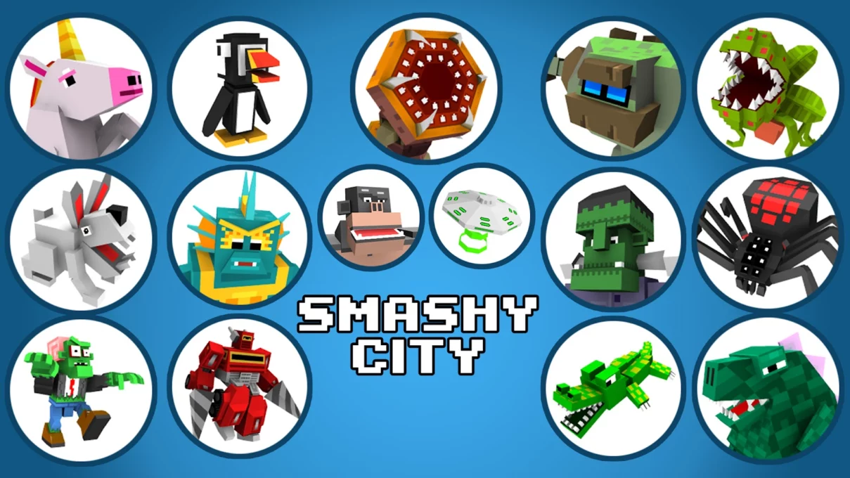 Smashy City - Monster Battles screenshot 1