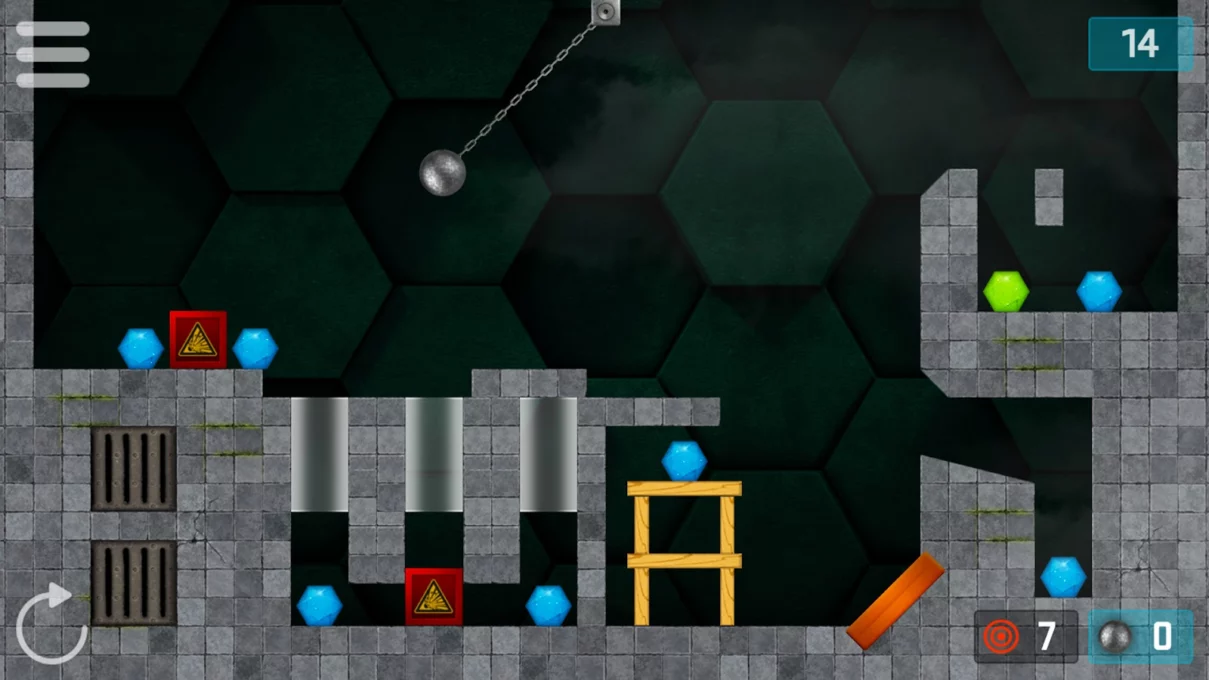 HEXASMASH - Physics Puzzle screenshot 3