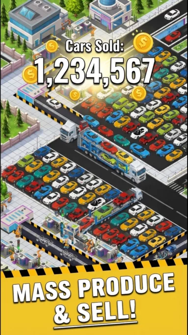 Idle Car Factory: Car Builder screenshot 5