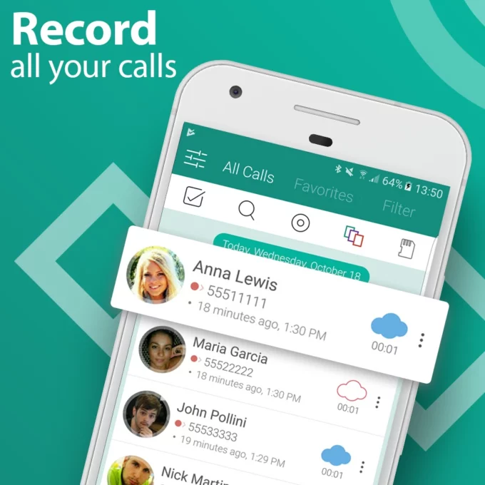 Automatic Call Recorder Pro screenshot 1