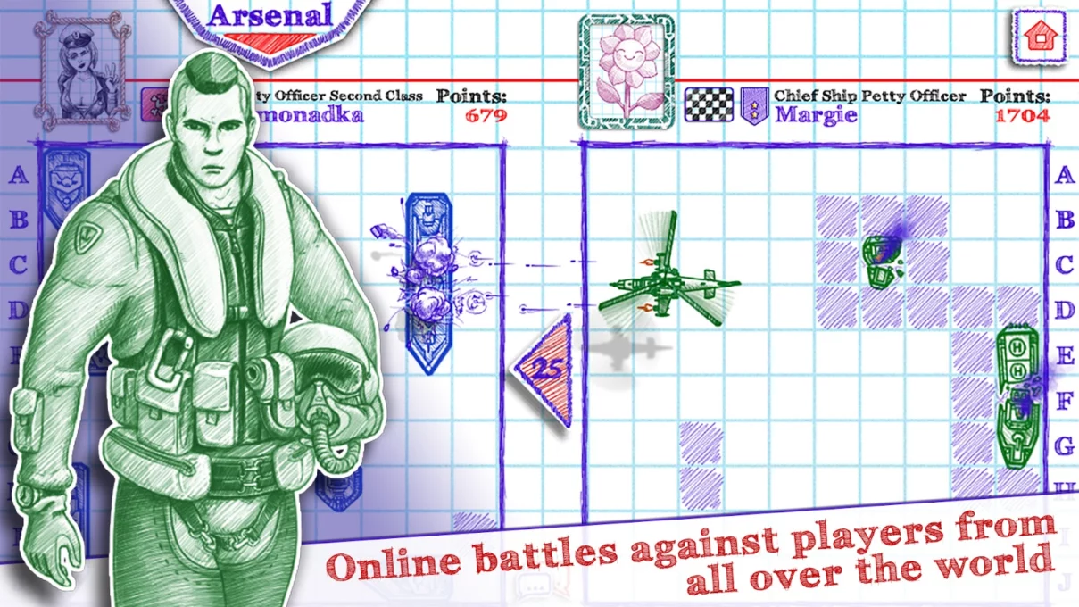 Sea battle 2: Warship Online screenshot 1