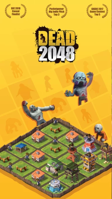 Dead 2048 screenshot 1