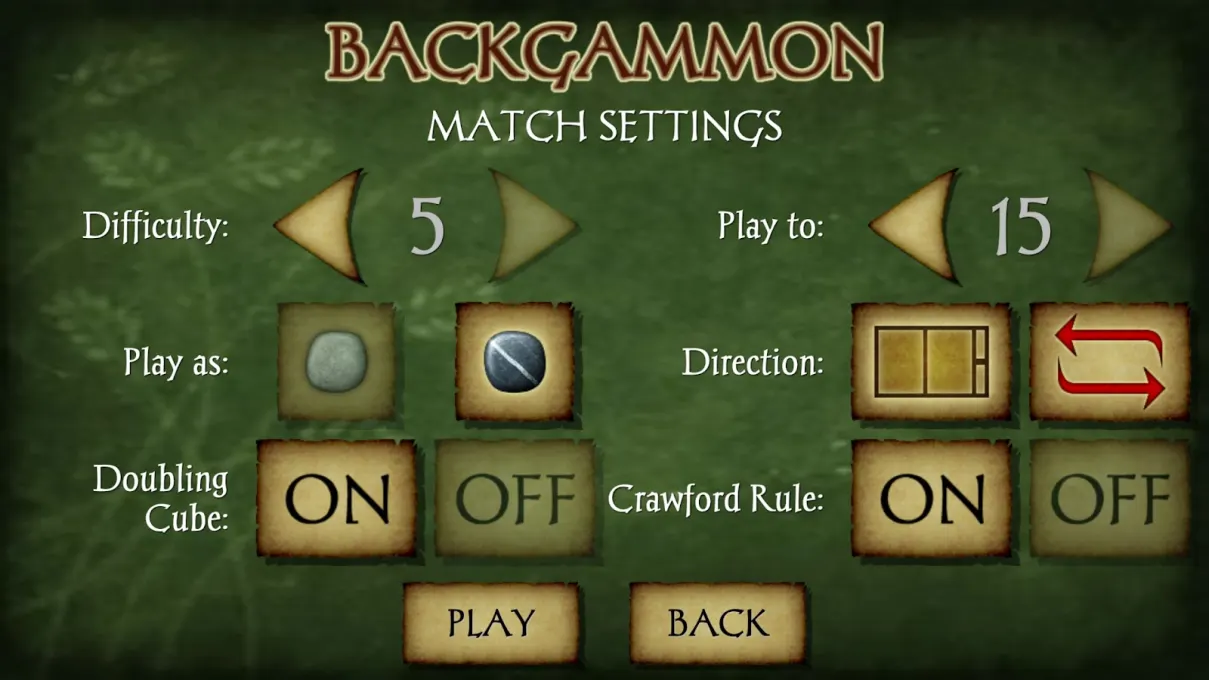 Backgammon screenshot 3
