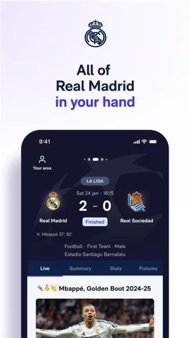 Real Madrid screenshot 1