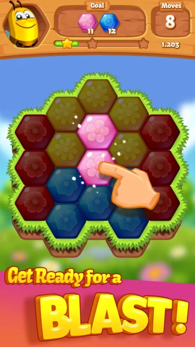 Bee Brilliant Blast screenshot 1
