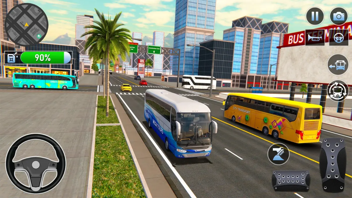 Bus Simulator : 3D Bus Games screenshot 3