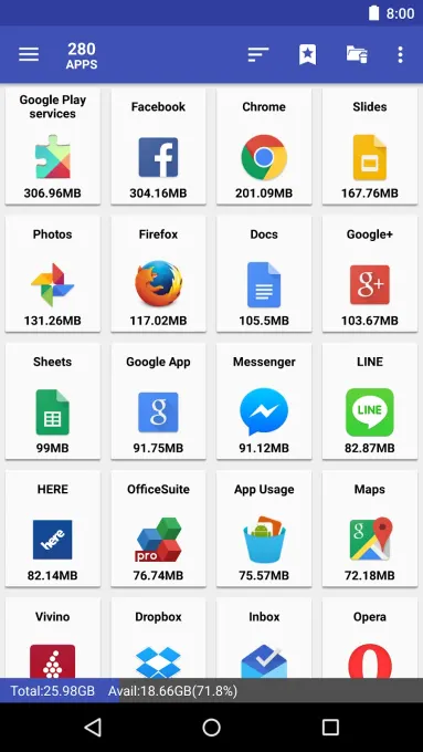 AppMgr Pro III (App 2 SD) screenshot 4