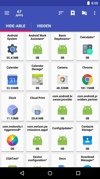 AppMgr Pro III (App 2 SD) screenshot 2