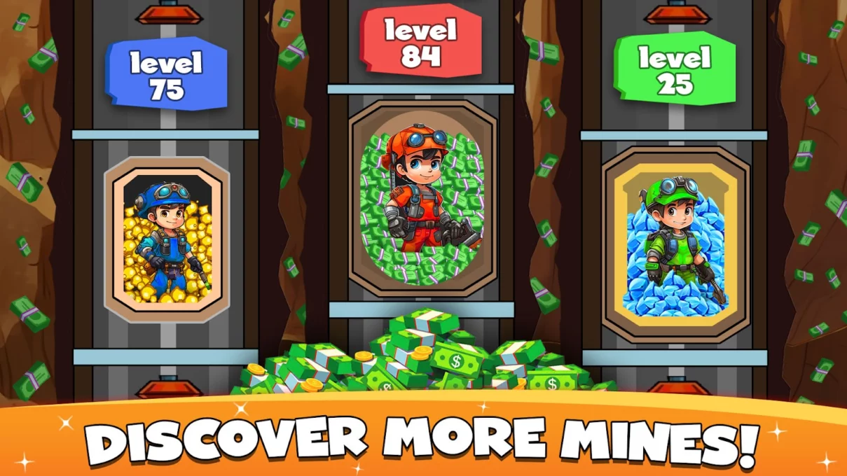 Idle Miner Gold Clicker Games screenshot 4
