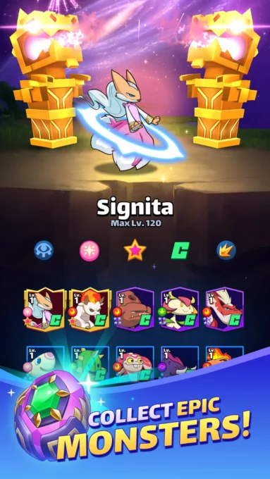 Mana Monsters: Epic Puzzle RPG screenshot 1