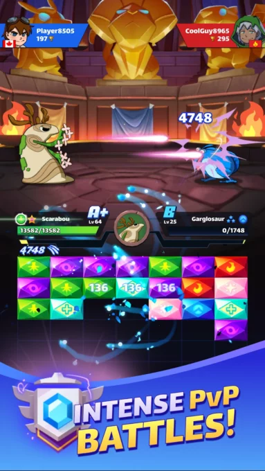 Mana Monsters: Epic Puzzle RPG screenshot 4