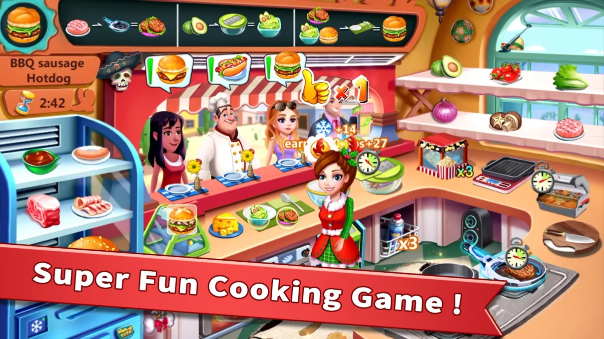 Rising Super Chef - Cook Fast screenshot 1