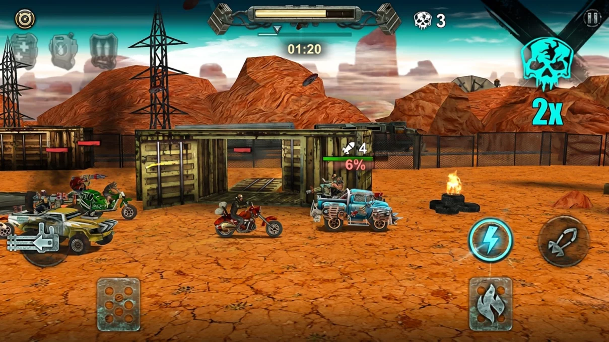Dead Paradise Car Race Shooter screenshot 8