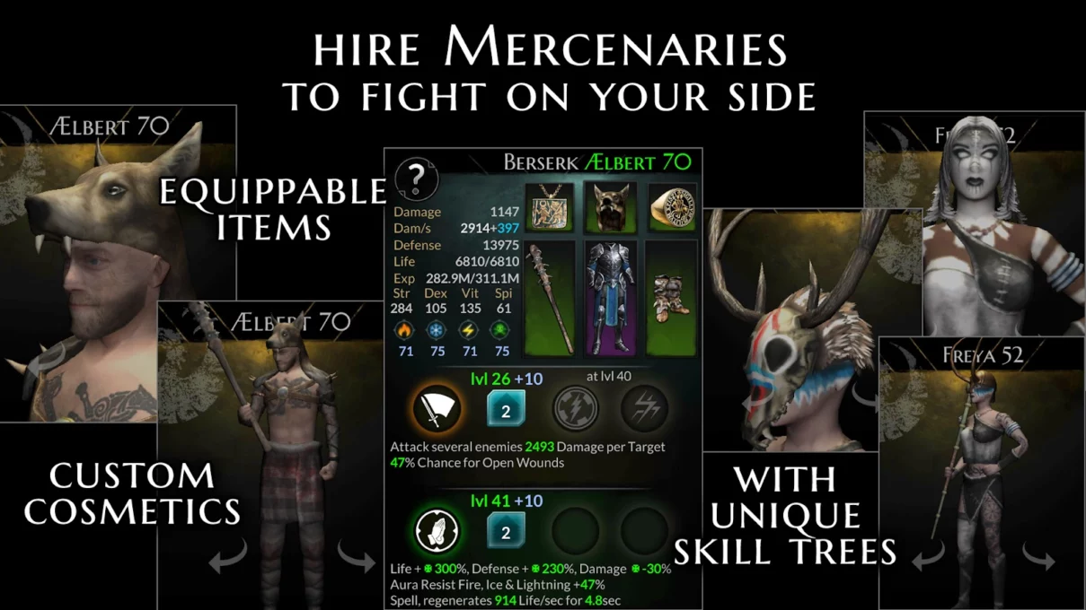 Heretic Gods: Hack & Slash RPG screenshot 6