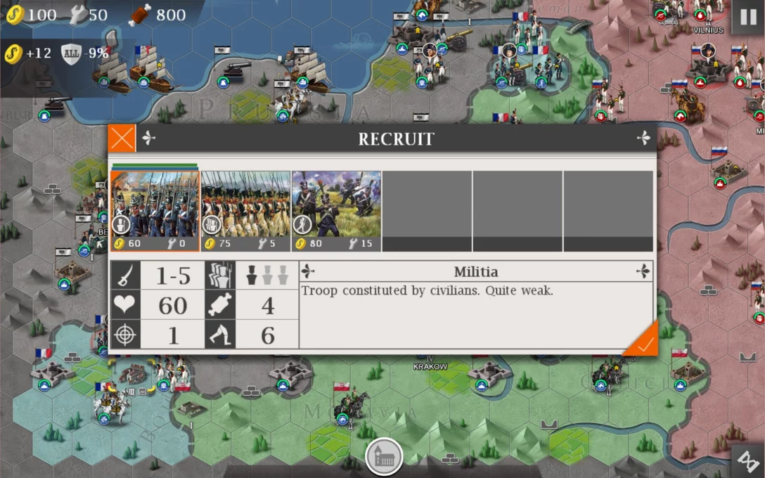 European War 4 : Napoleon screenshot 8