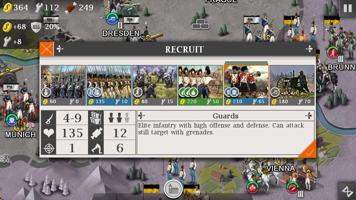 European War 4 : Napoleon screenshot 2