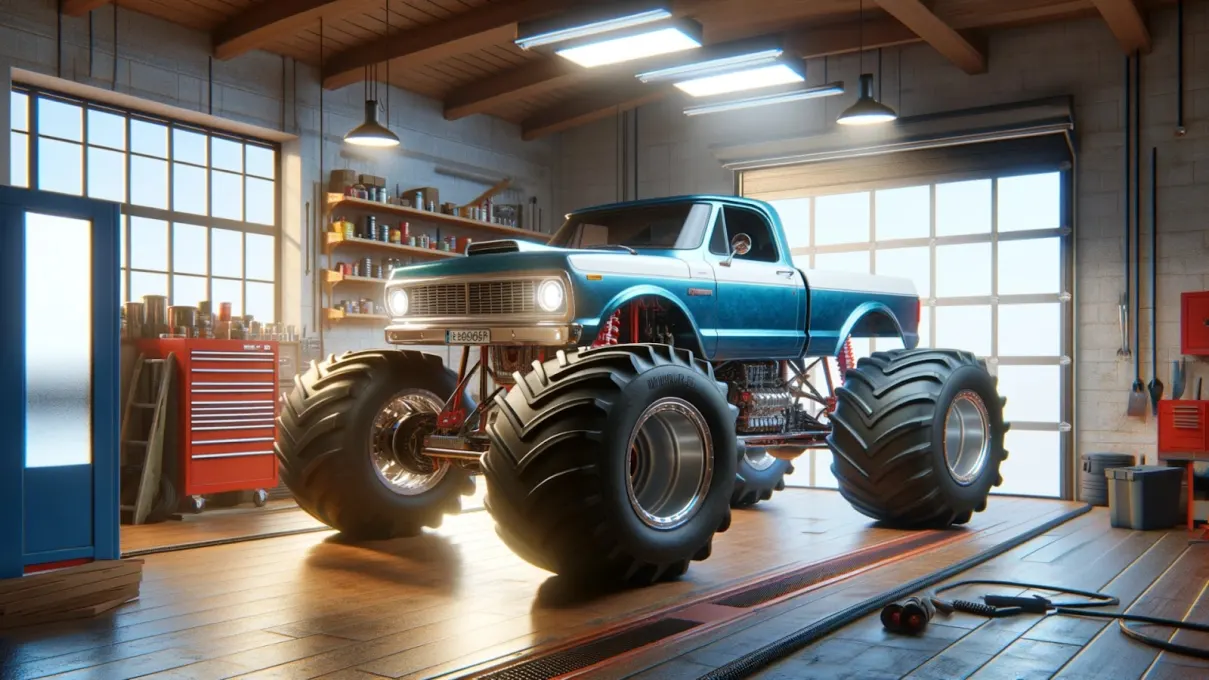 Monster Truck Stunt Game 3D screenshot 2