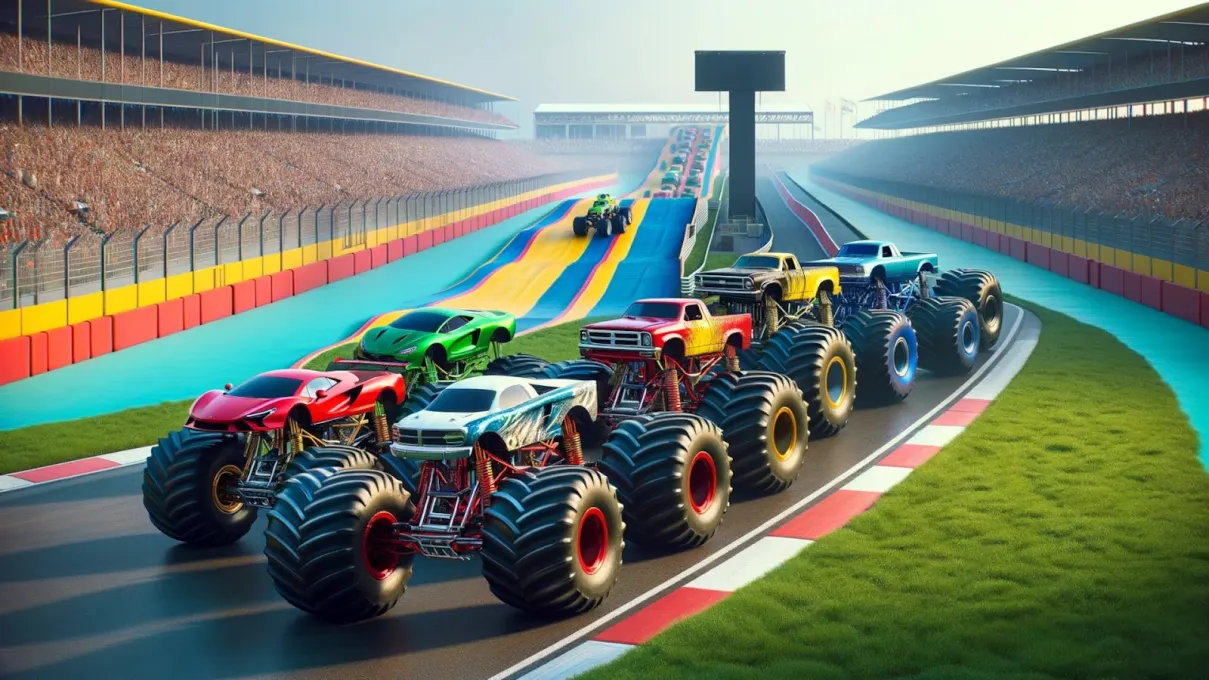 Monster Truck Stunt Game 3D screenshot 3