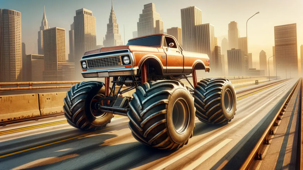 Monster Truck Stunt Game 3D screenshot 6
