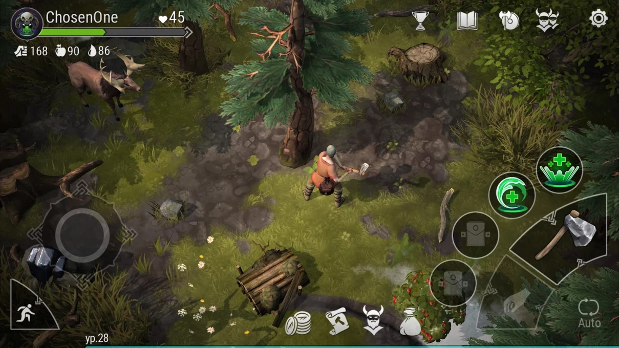 Frostborn: Survival RPG screenshot 1