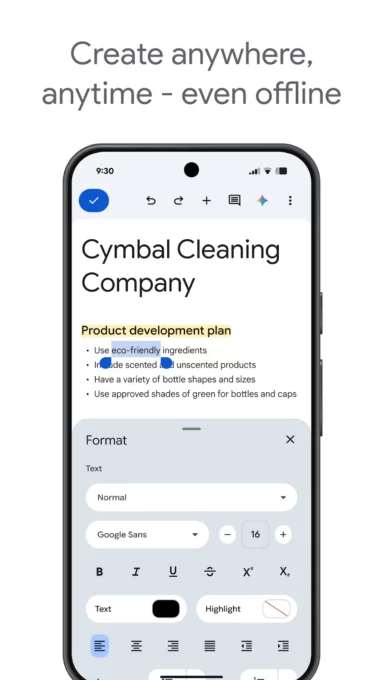 Google Docs screenshot 4
