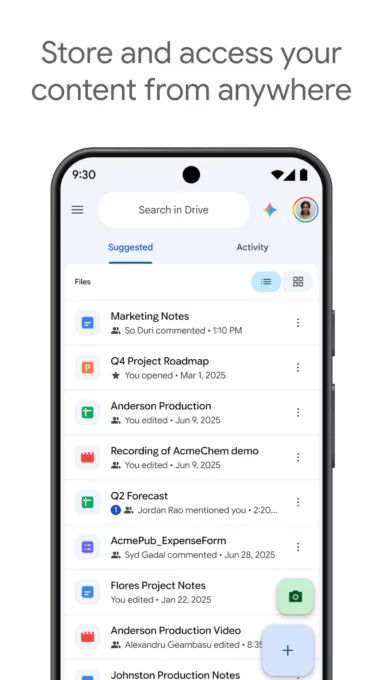 Google Drive screenshot 1