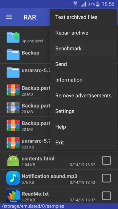 RAR screenshot 7