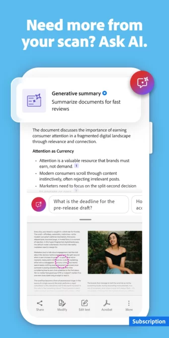 Adobe Scan AI PDF Scanner, OCR screenshot 6