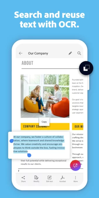 Adobe Scan AI PDF Scanner, OCR screenshot 5