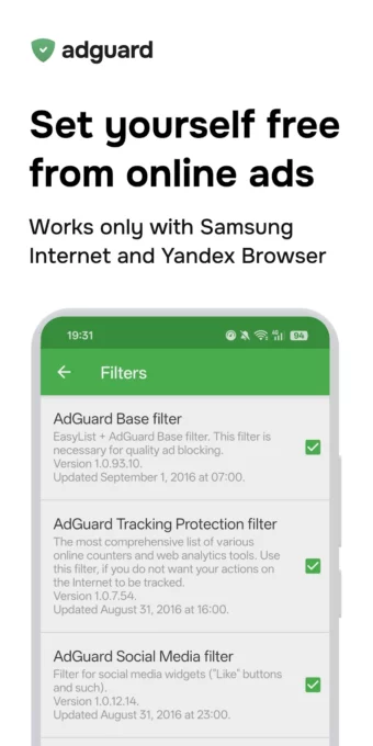 AdGuard: Content Blocker screenshot 1