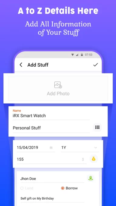 My Stuff Organizer screenshot 5