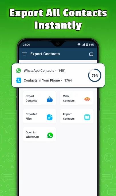 Export Contacts: Contact Mover screenshot 1