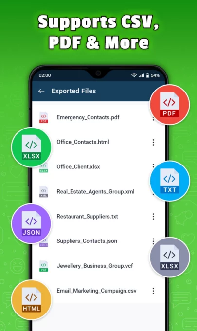 Export Contacts: Contact Mover screenshot 4