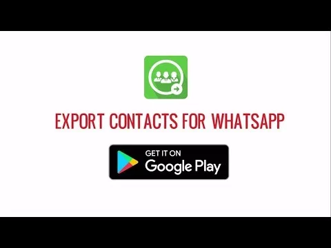 Export Contacts: Contact Mover trailer
