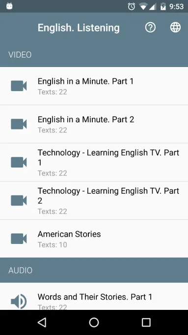 English Listening. PRO screenshot 1