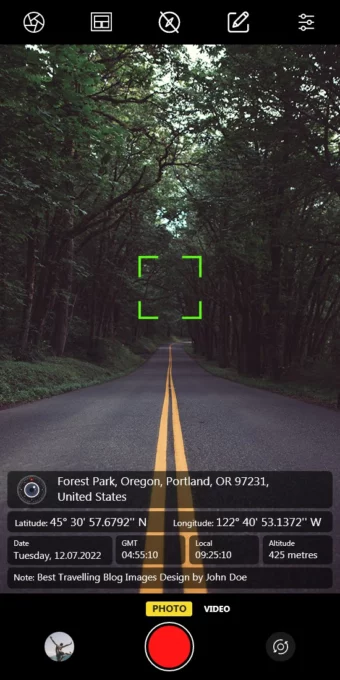GPS Map Camera Lite: Geo Stamp screenshot 2