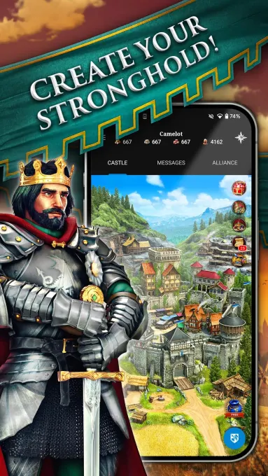 Lords & Knights - Medieval MMO screenshot 2