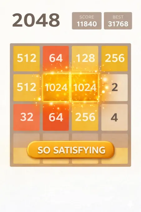 2048 Classic Puzzle screenshot 1