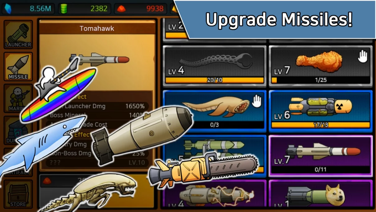 [VIP] Missile Dude RPG : idle screenshot 5